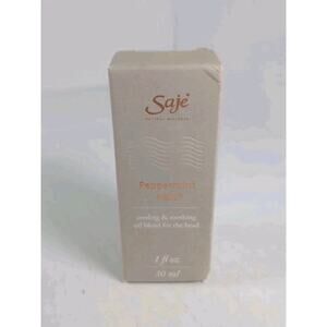 Saje Peppermint Halo Cooling & Soothing OIL Blend For The Head - 1 OZ